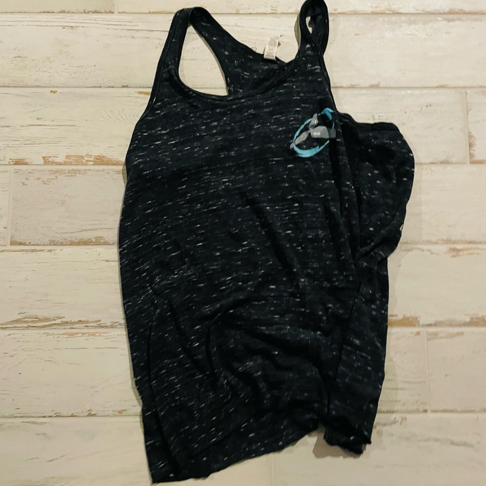 Bella black and blue medium tank top